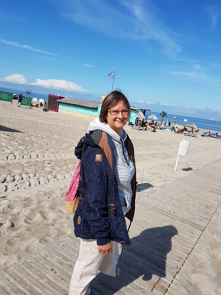 Petra Borchardt in Warnemünde