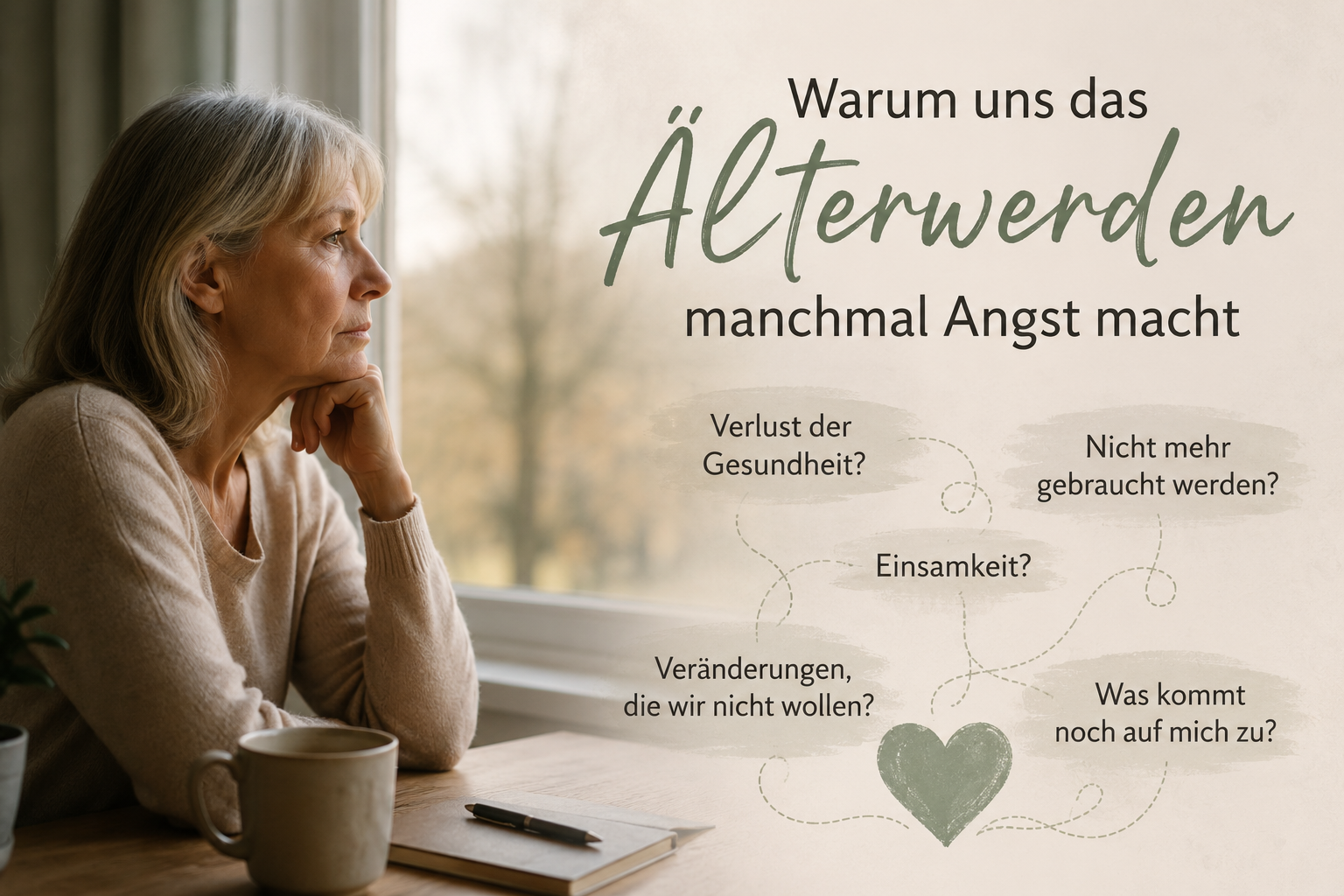 Warum uns das Älterwerden manchmal Angst macht