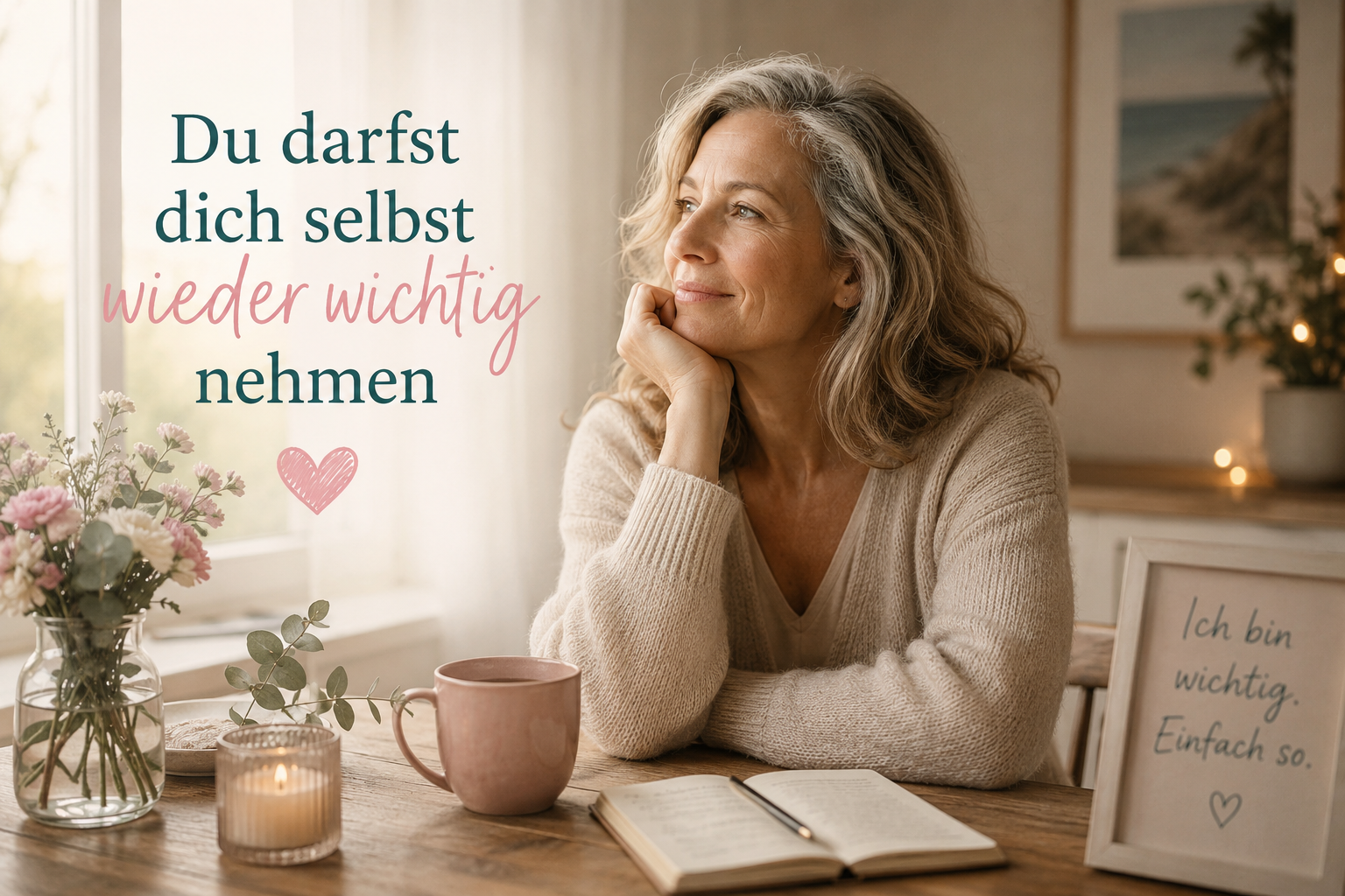 Jetzt darfst du wieder mehr an dich denken